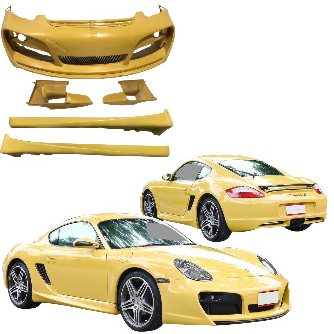 All kind of body kits for Porsche Cayman 2006. Exterior/Complete Body Kits 