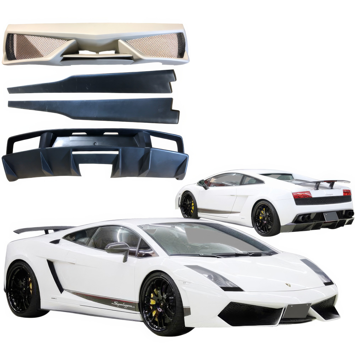 All kind of body kits for Lamborghini Gallardo 2004. Exterior/Complete Body Kits 