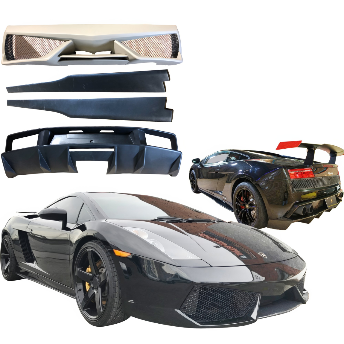 All kind of body kits for Lamborghini Gallardo 2004. Exterior/Complete Body Kits 