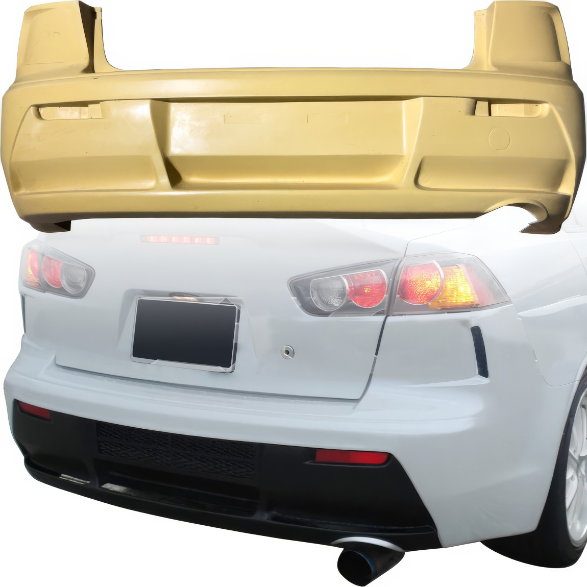 All kind of body kits for Mitsubishi Lancer 2010. Exterior/Rear Bumpers or Lips 