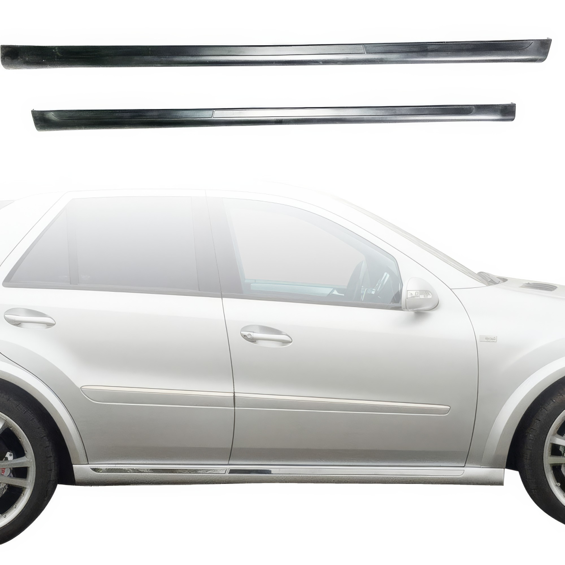 All kind of body kits for Mercedes-Benz M-Class 2006. Exterior/Side Skirts 