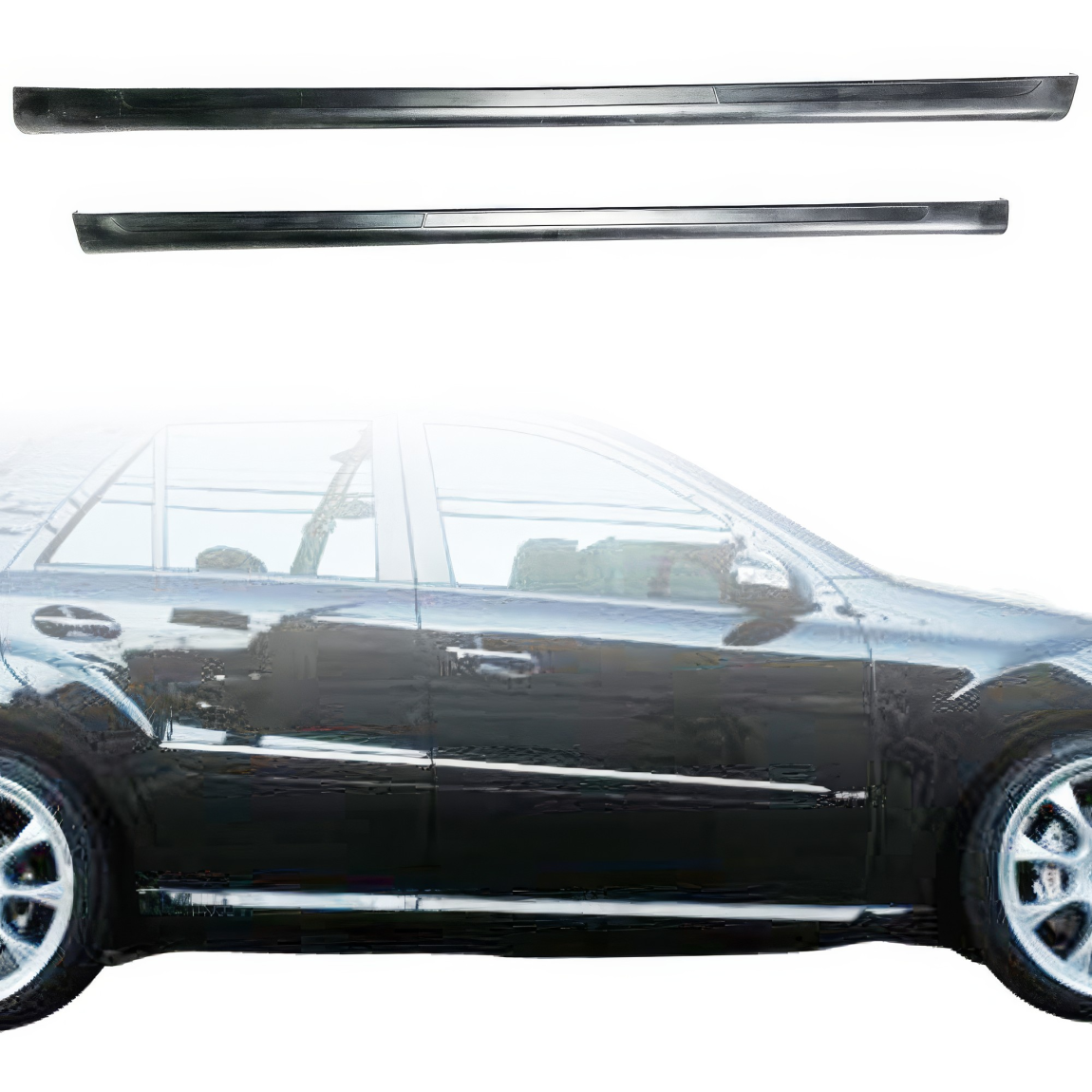 All kind of body kits for Mercedes-Benz M-Class 2006. Exterior/Side Skirts 