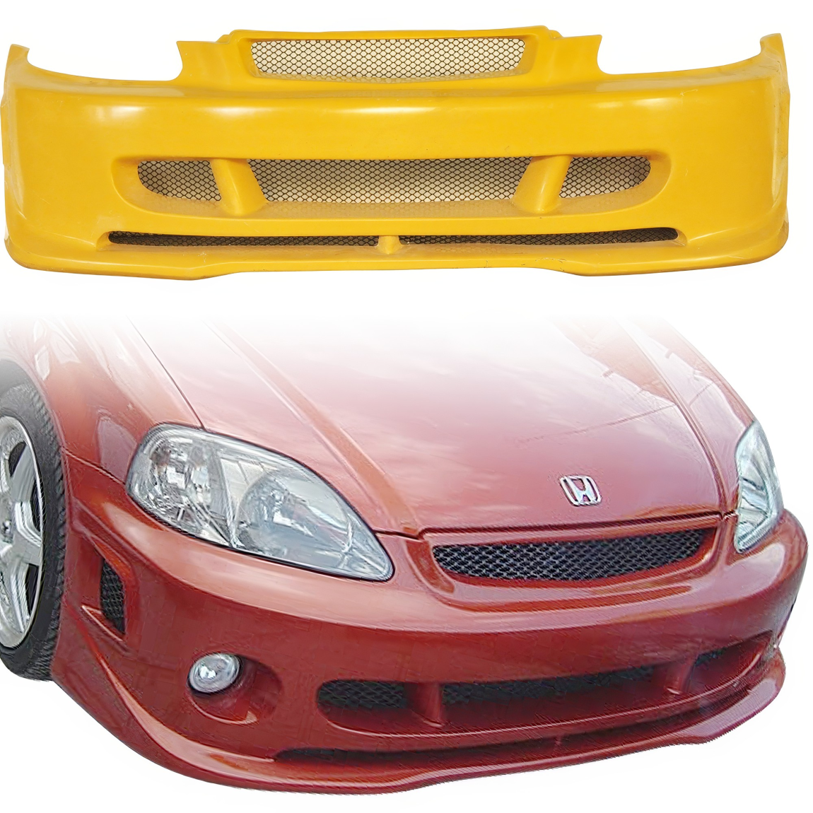 All kind of body kits for Honda Civic 1996. Exterior/Front Bumpers or Lips 