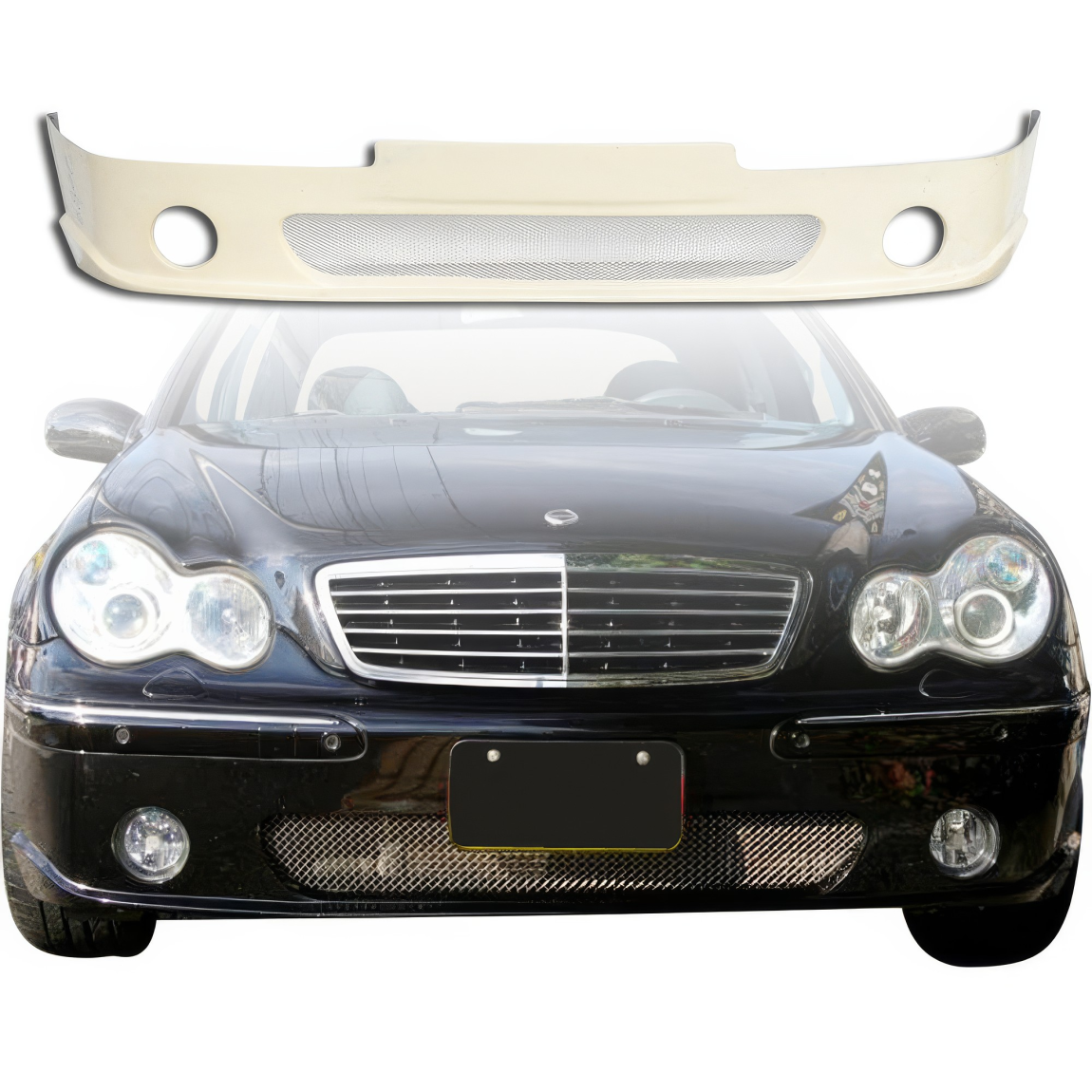 All kind of body kits for Mercedes-Benz C230 2001. Exterior/Front Bumpers or Lips 