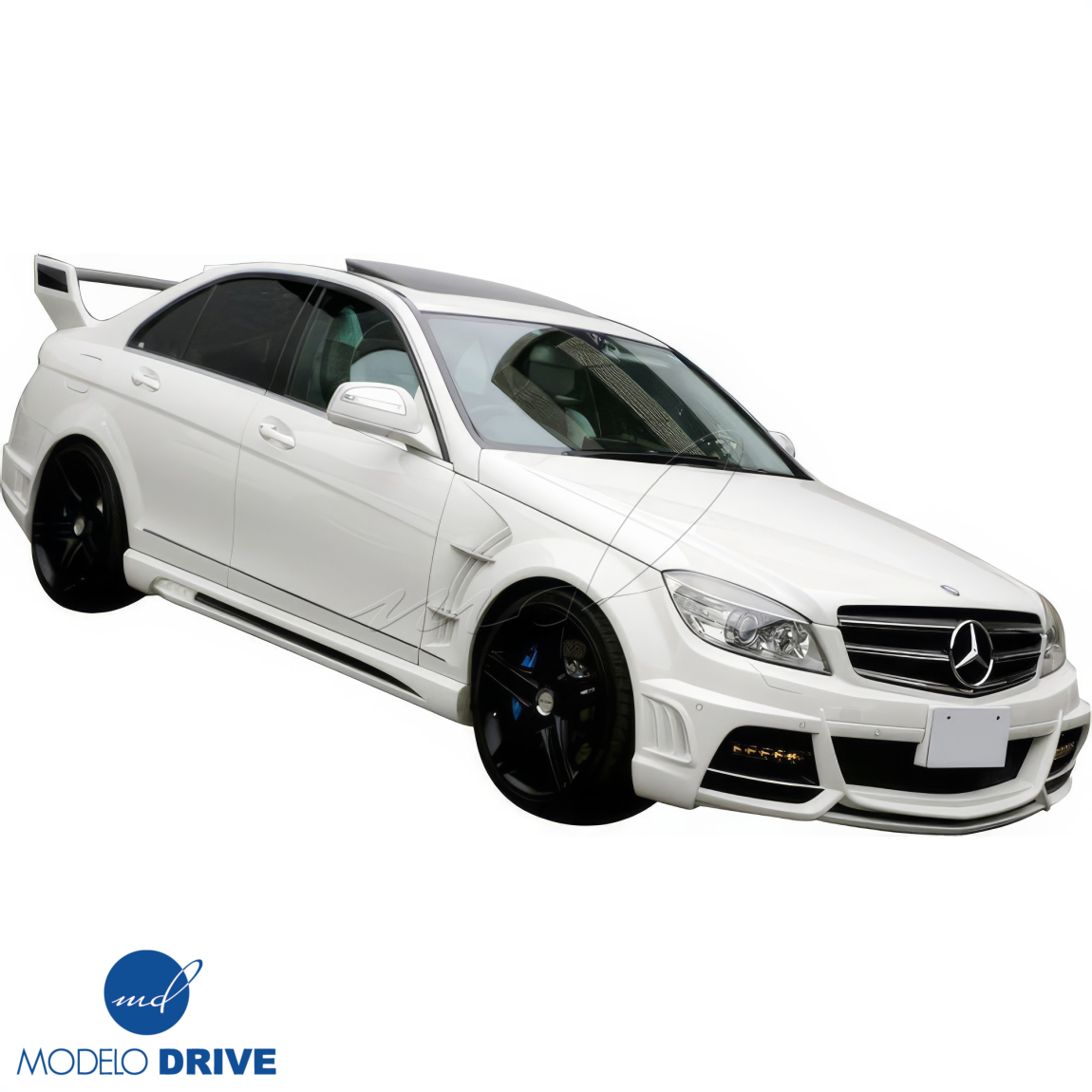 All kind of body kits for Mercedes-Benz C300 2008. Exterior/Side Skirts 