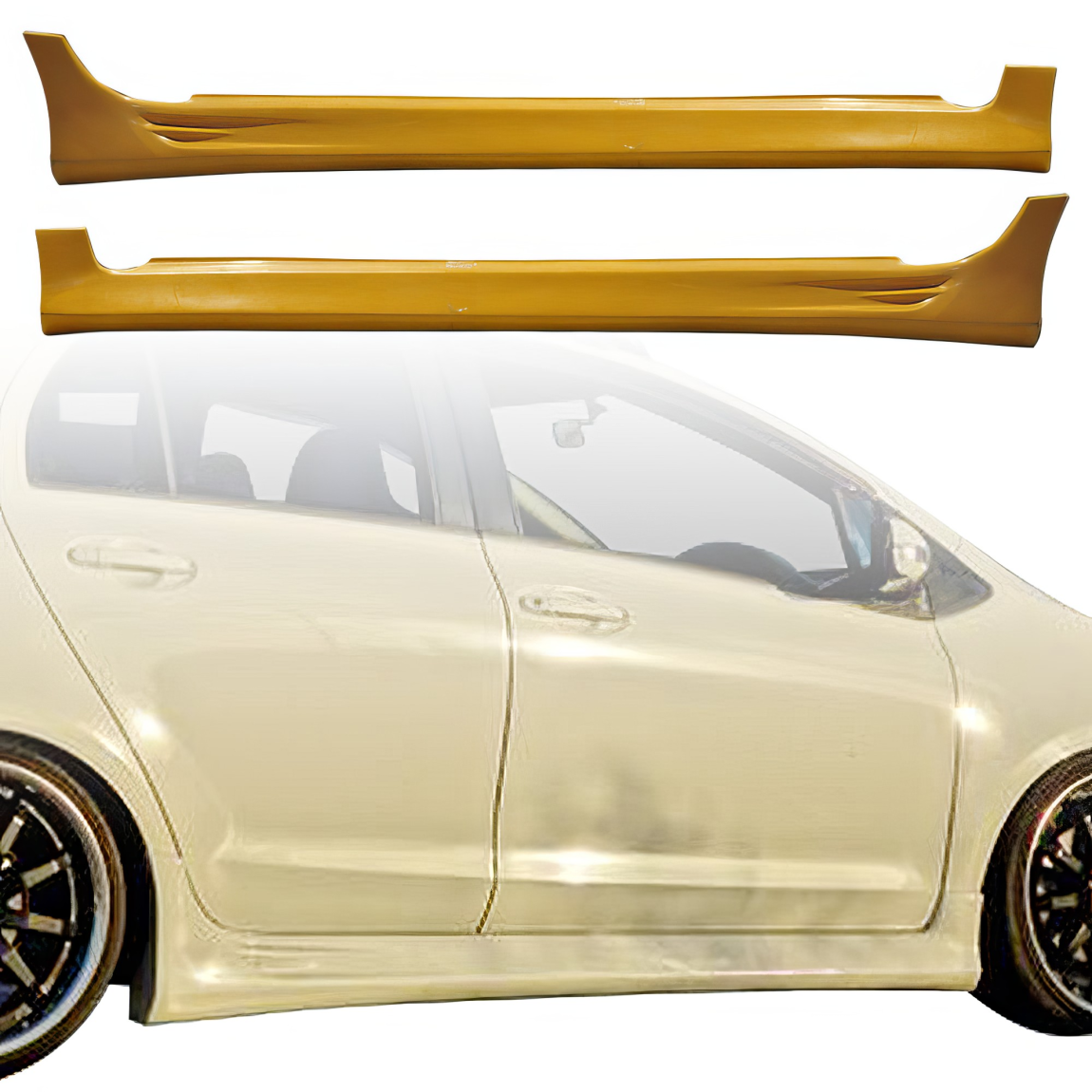 All kind of body kits for Toyota Yaris 2007. Exterior/Side Skirts 