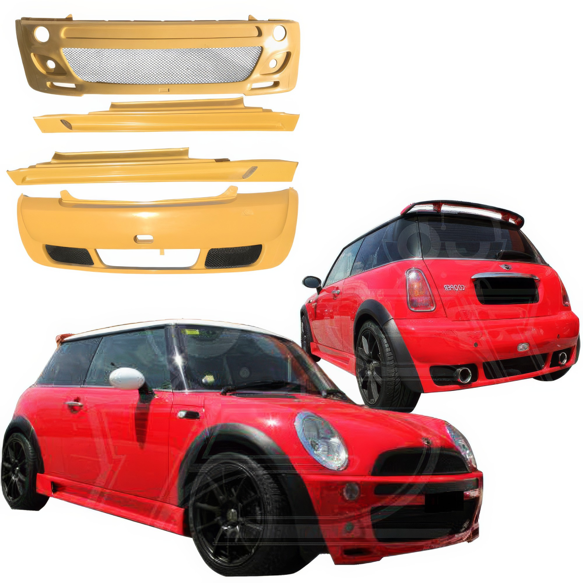 All kind of body kits for Mini Cooper 2002. Exterior/Complete Body Kits 