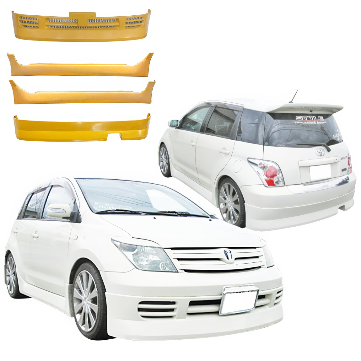 All kind of body kits for Scion xA 2004. Exterior/Complete Body Kits 