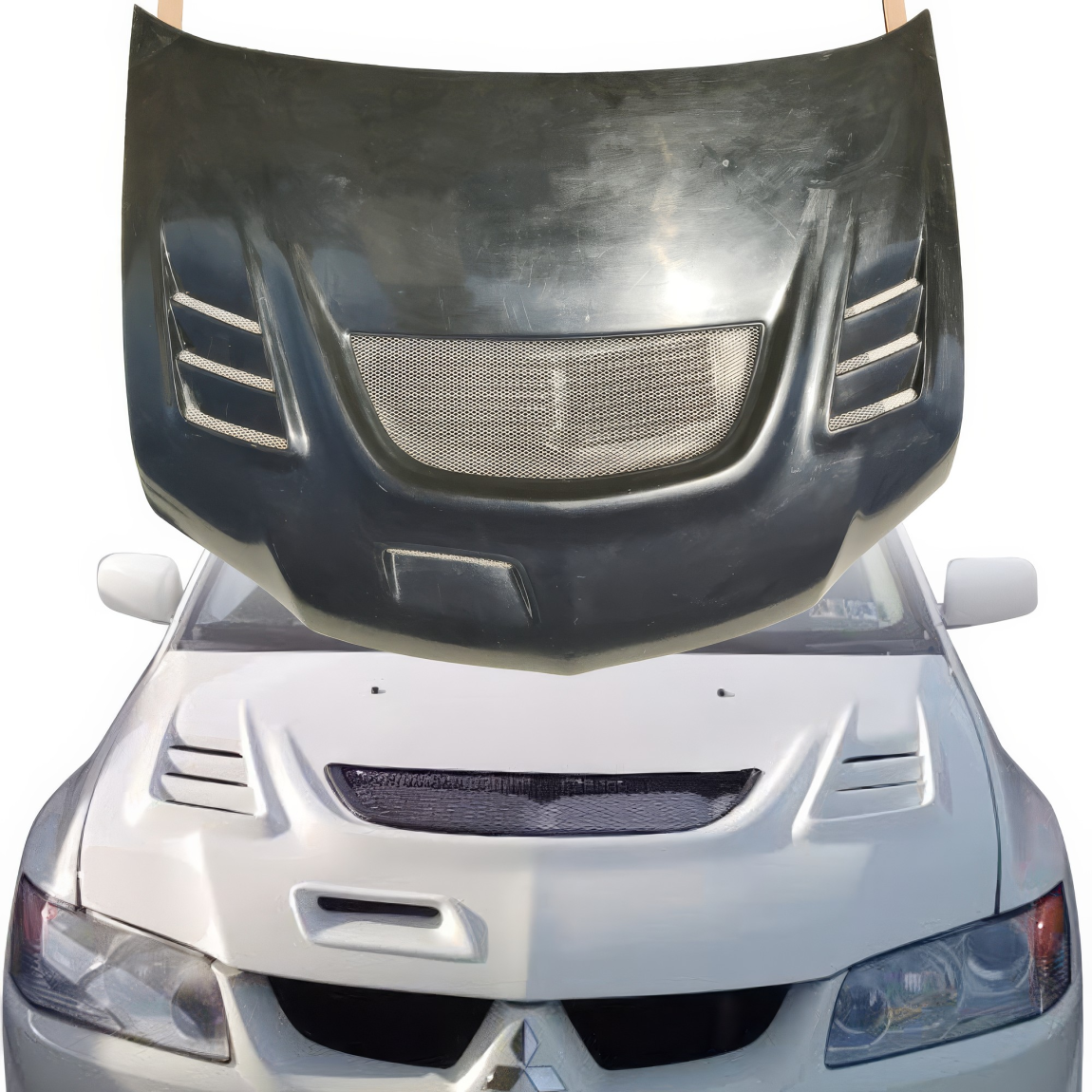 All kind of body kits for Mitsubishi Evolution 2003. Exterior/Hoods 