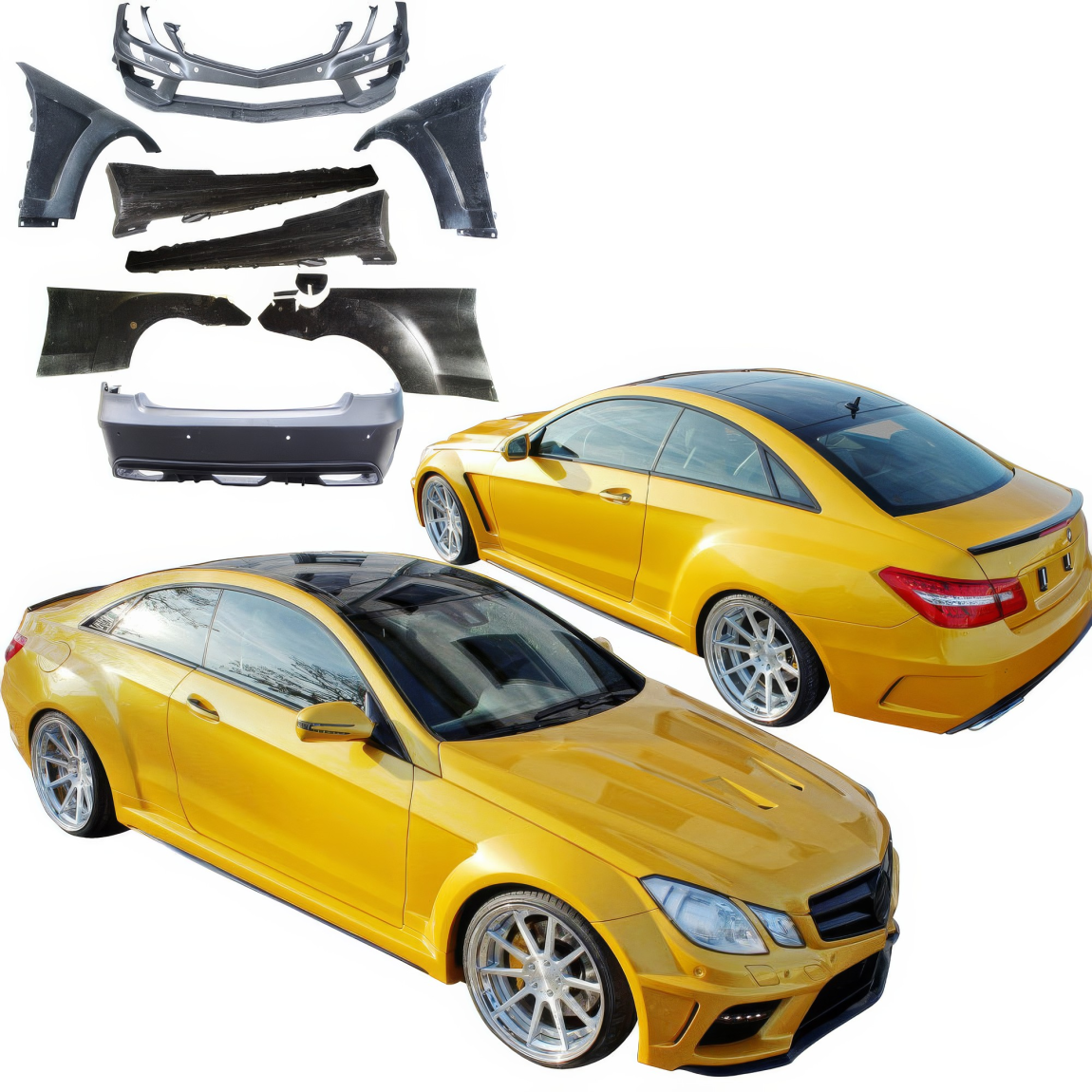 All kind of body kits for Mercedes-Benz E-Class 2010. Exterior/Complete Body Kits 