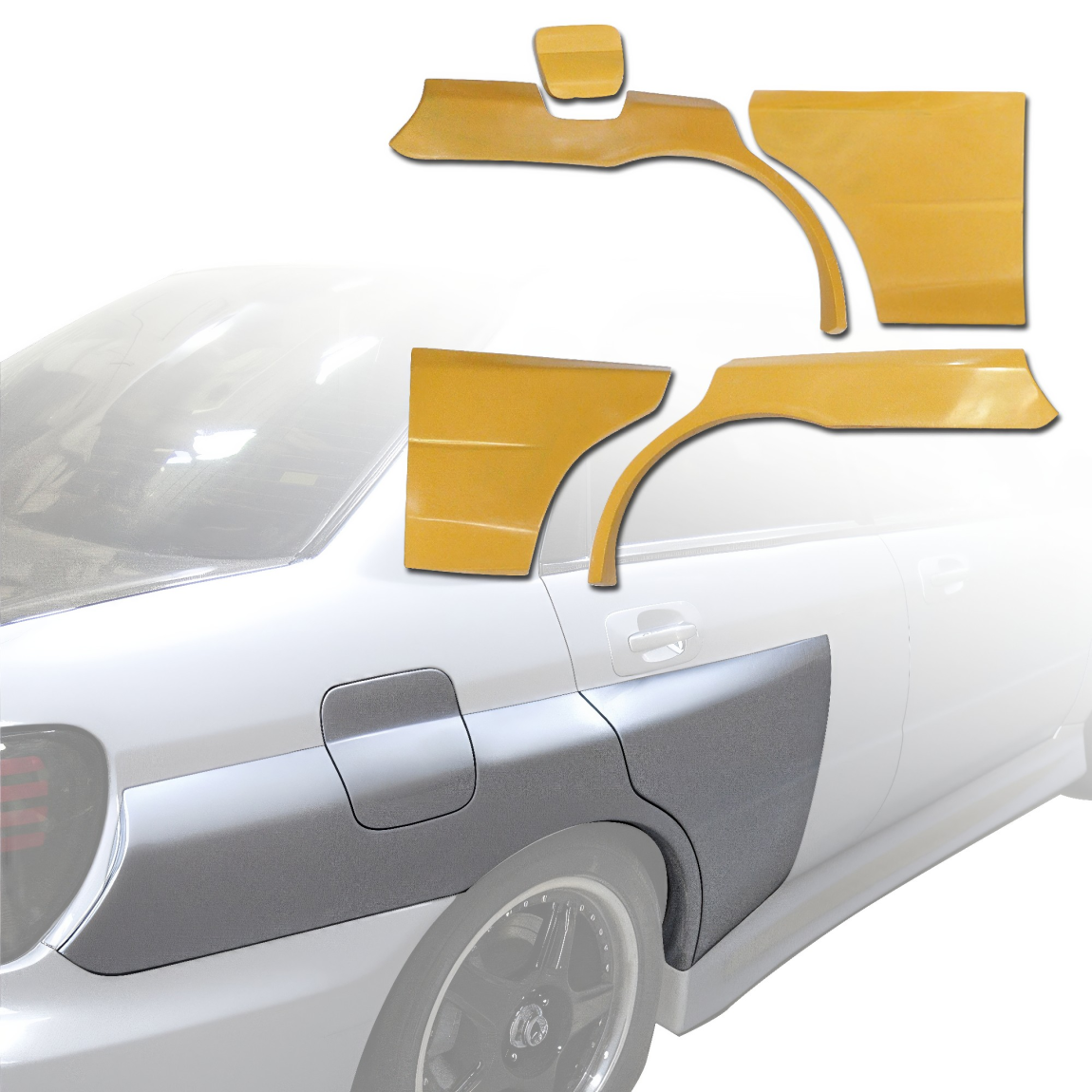 All kind of body kits for Subaru Impreza 2004. Exterior/Fenders 