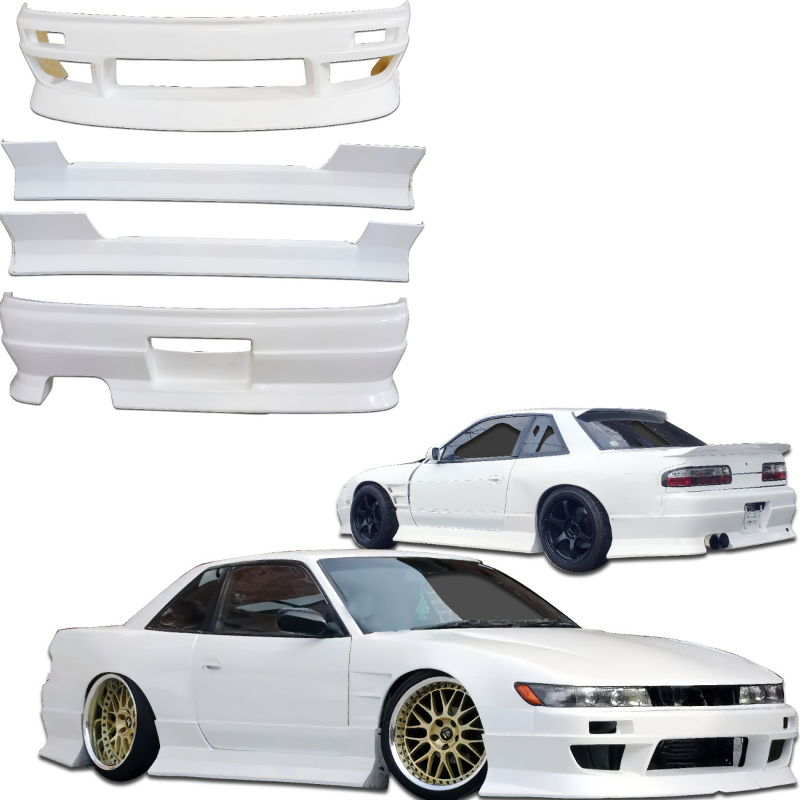 All kind of body kits for Nissan Silvia 1989. Exterior/Complete Body Kits 