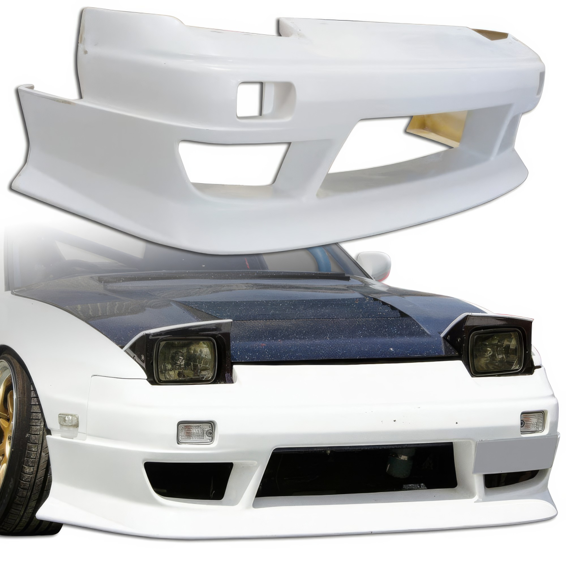 All kind of body kits for Nissan 240SX 1989. Exterior/Front Bumpers or Lips 