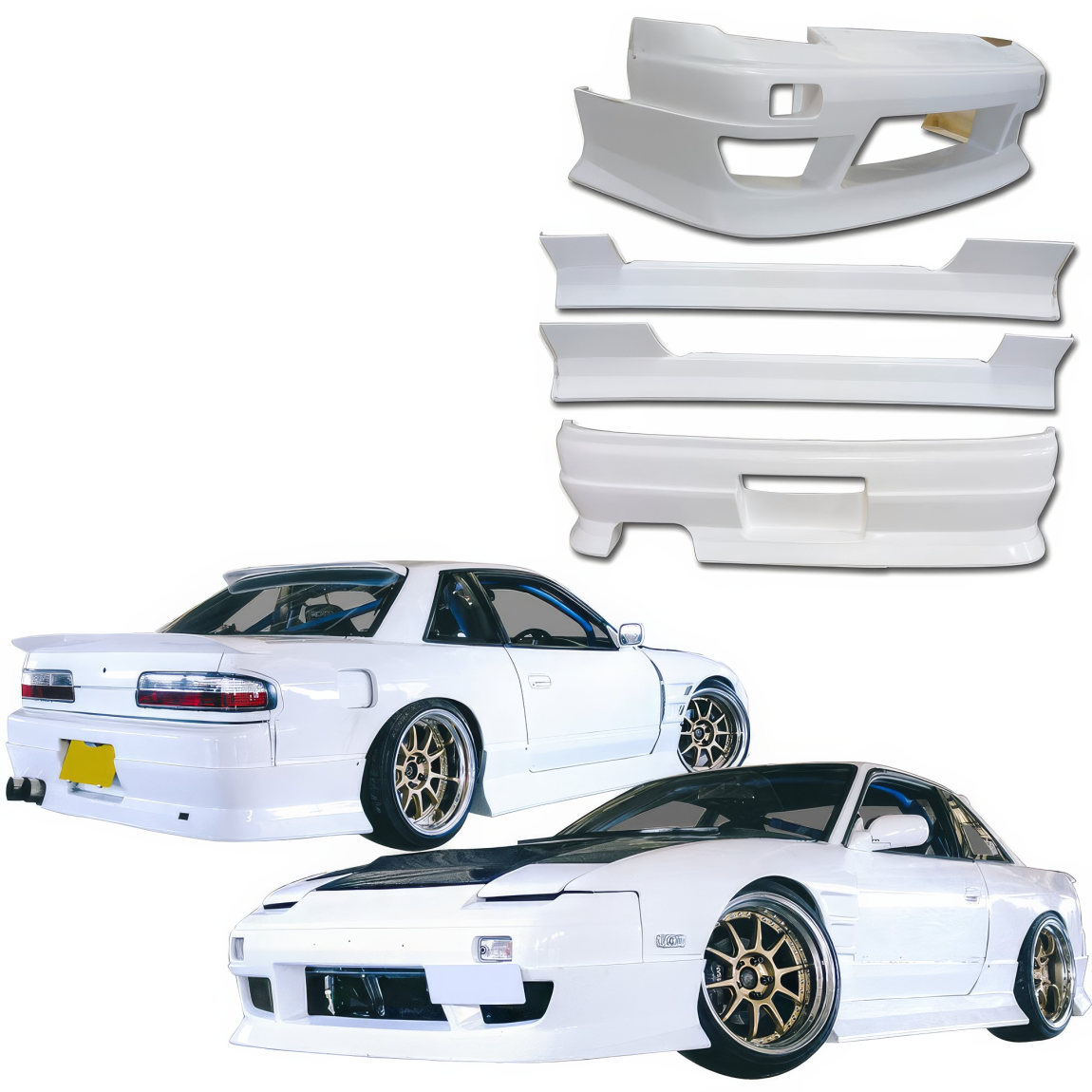 All kind of body kits for Nissan 240SX 1989. Exterior/Complete Body Kits 