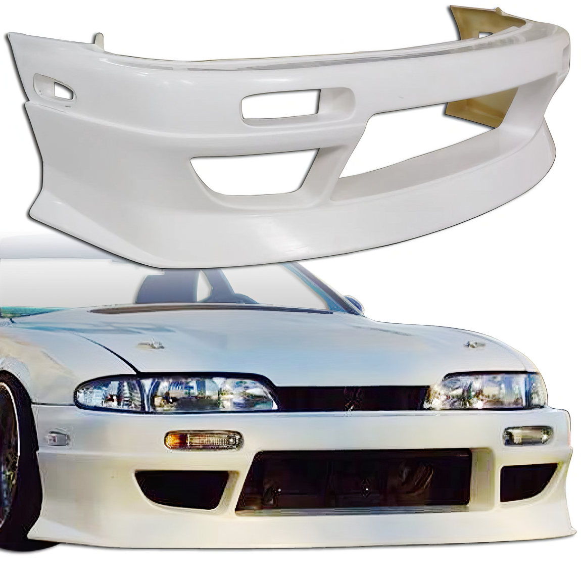 All kind of body kits for Nissan 240SX 1995. Exterior/Front Bumpers or Lips 