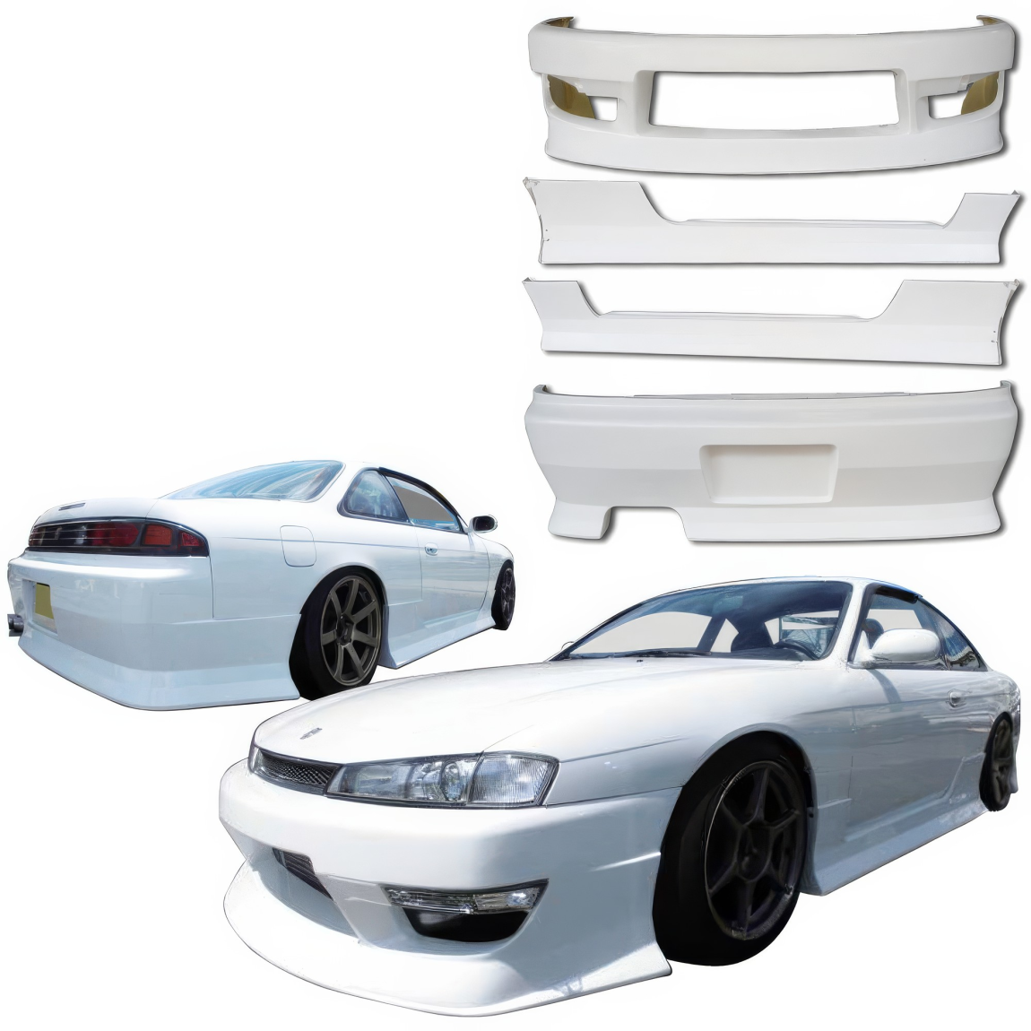 All kind of body kits for Nissan 240SX 1997. Exterior/Complete Body Kits 