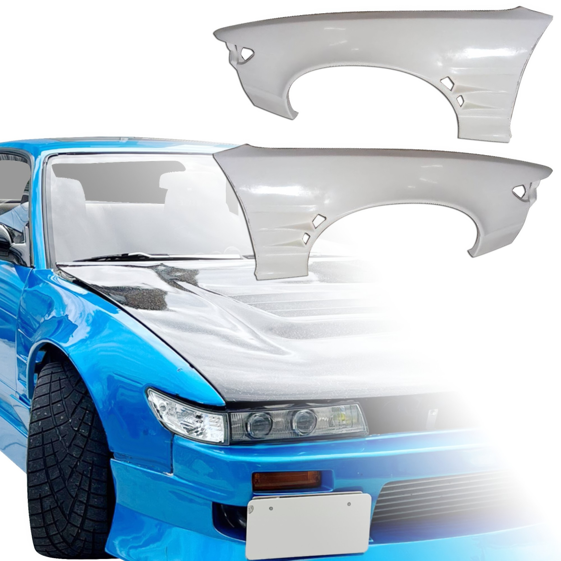 All kind of body kits for Nissan Silvia 1989. Exterior/Fenders 