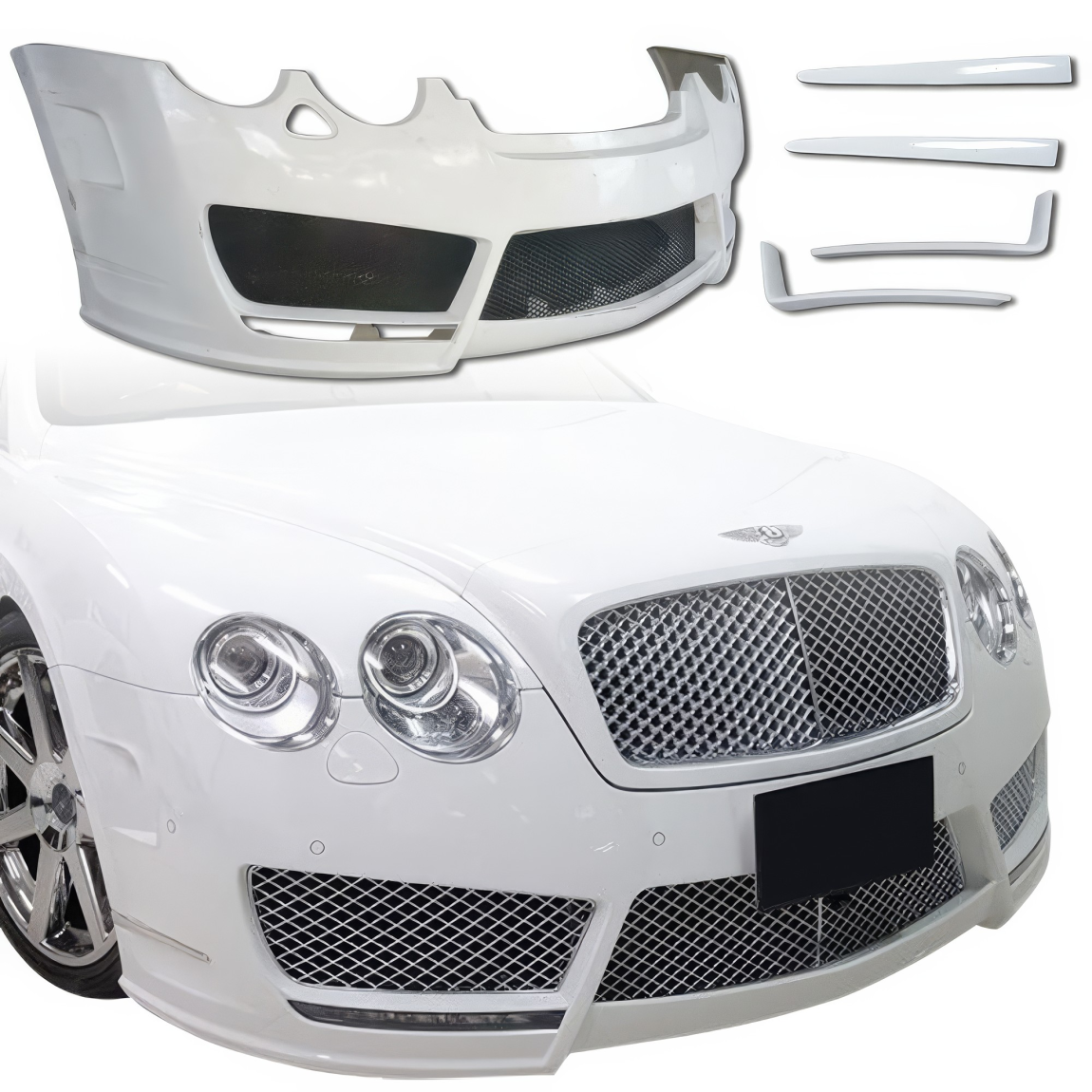 All kind of body kits for Bentley Continental 2006. Exterior/Front Bumpers or Lips 