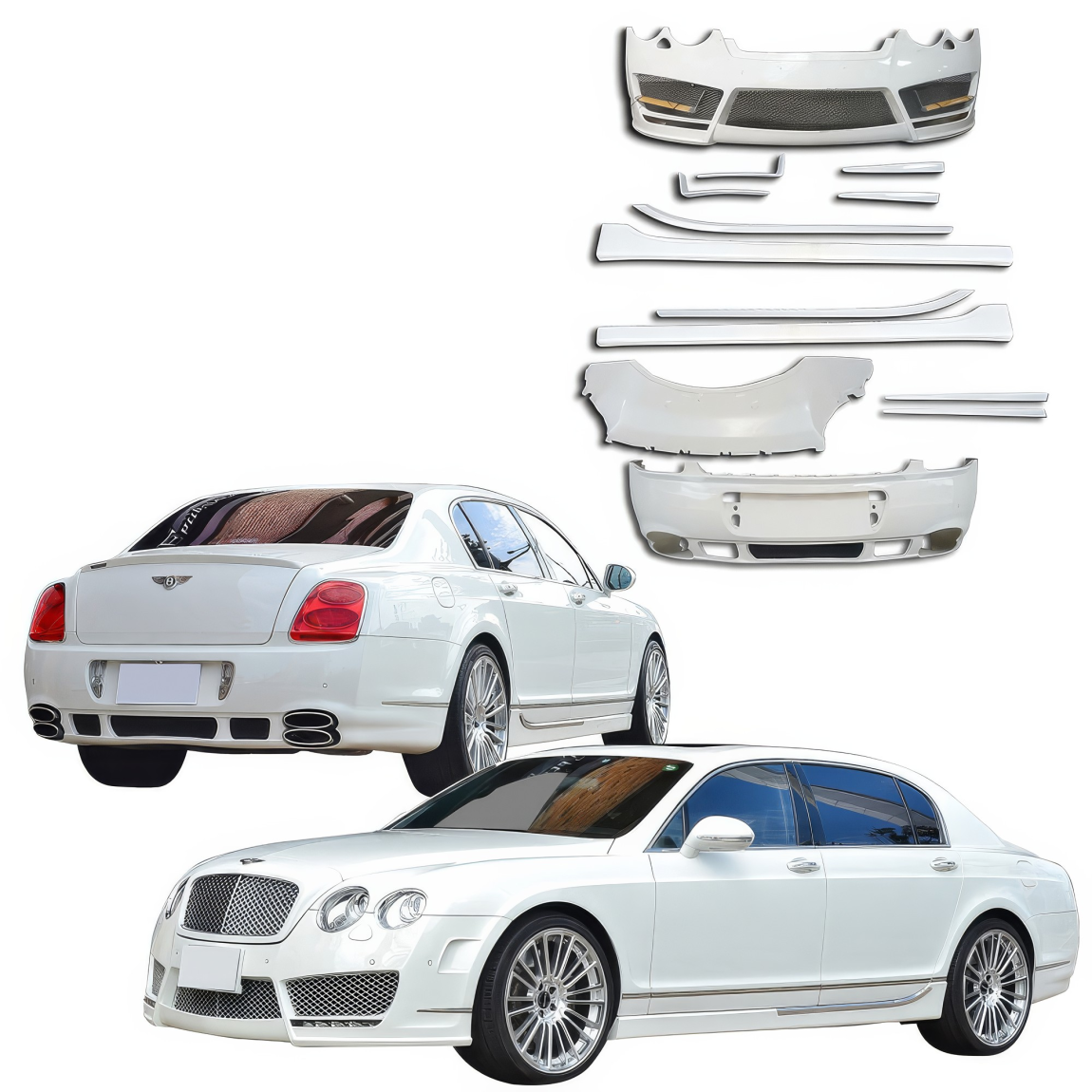 All kind of body kits for Bentley Continental 2006. Exterior/Complete Body Kits 