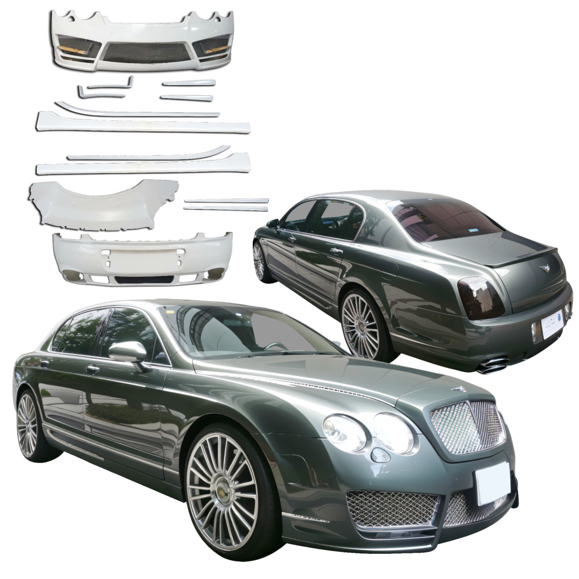 All kind of body kits for Bentley Continental 2006. Exterior/Complete Body Kits 