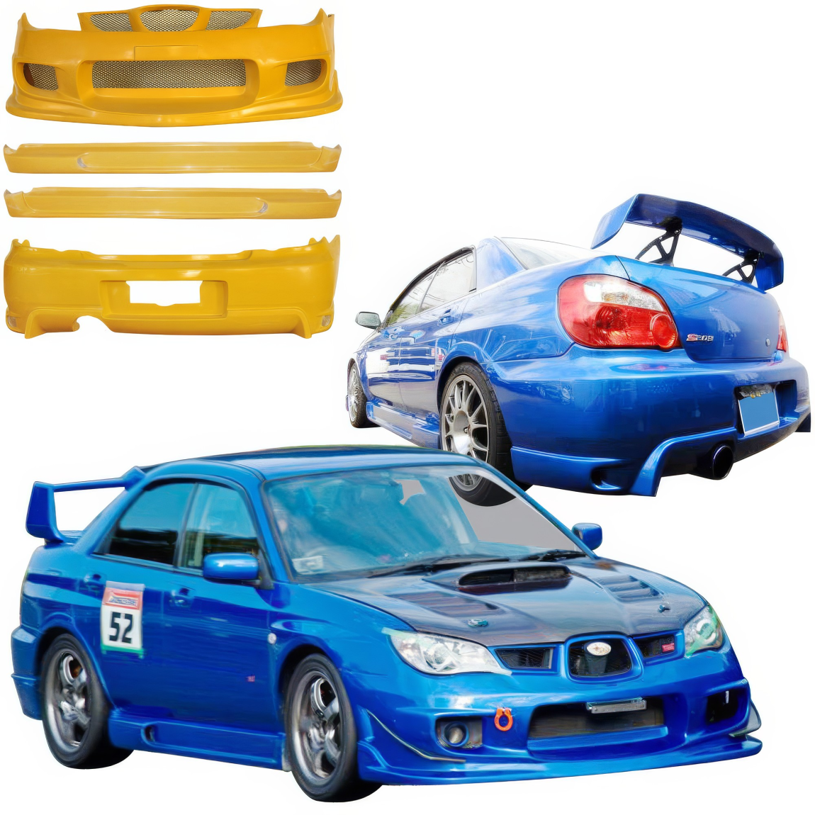 All kind of body kits for Subaru WRX 2006. Exterior/Complete Body Kits 