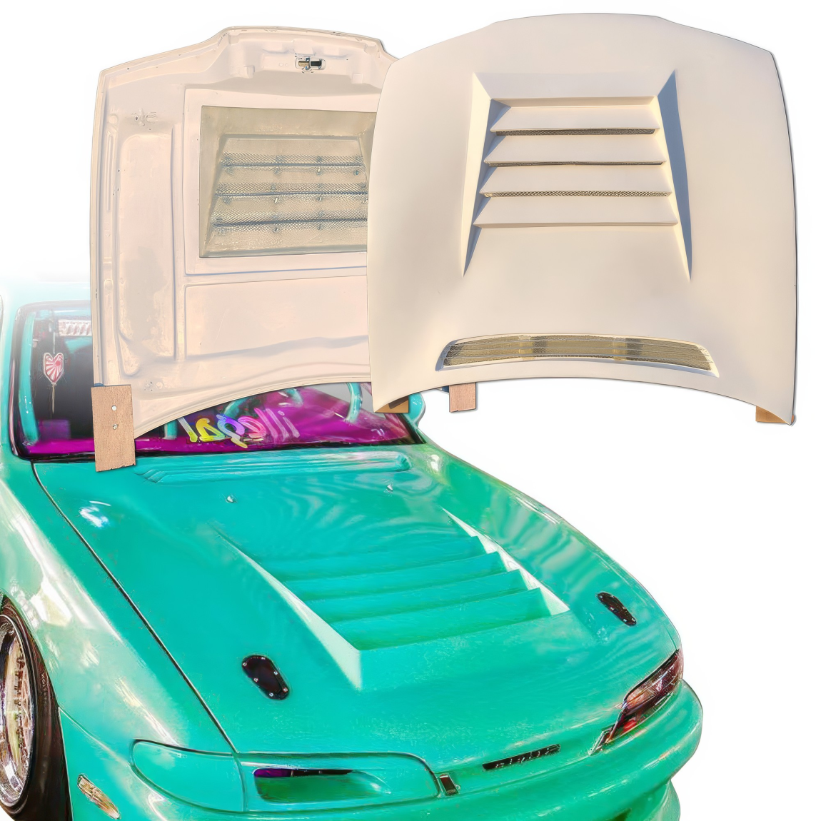 All kind of body kits for Nissan 240SX 1995. Exterior/Hoods 