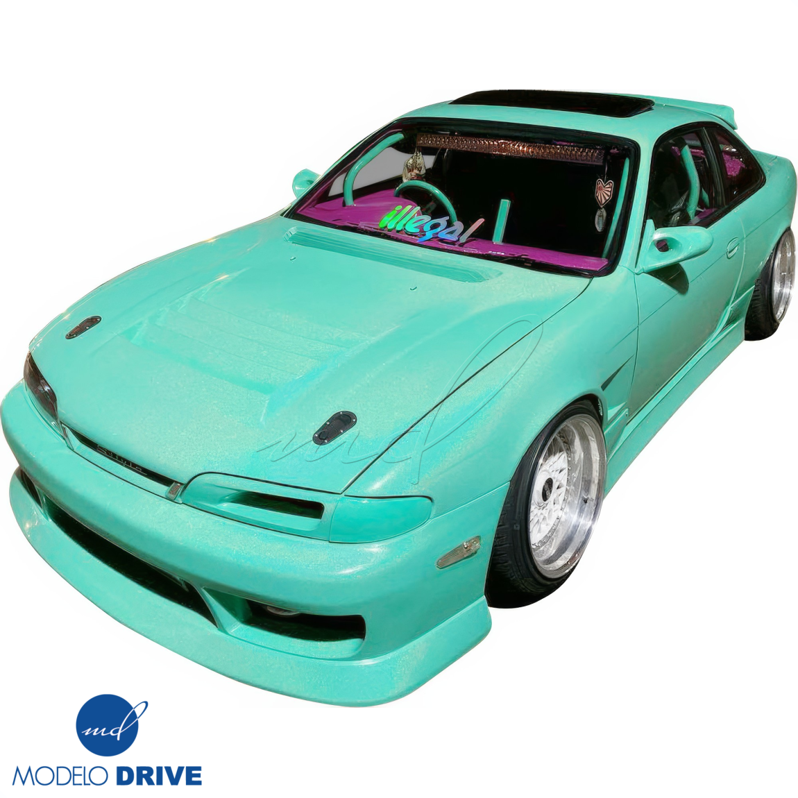 All kind of body kits for Nissan 240SX 1995. Exterior/Hoods 