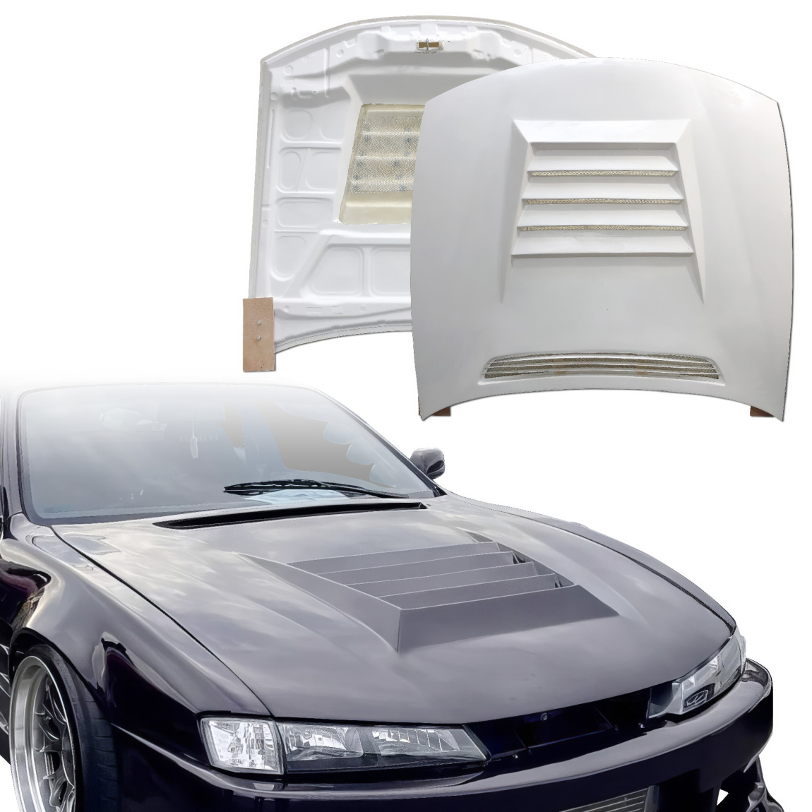 All kind of body kits for Nissan 240SX 1997. Exterior/Hoods 