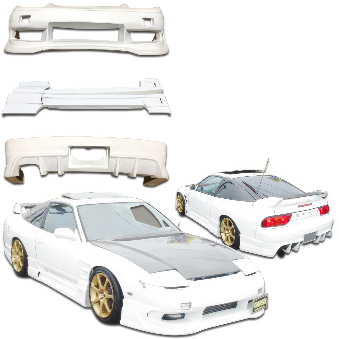 All kind of body kits for Nissan 240SX 1989. Exterior/Trunks 