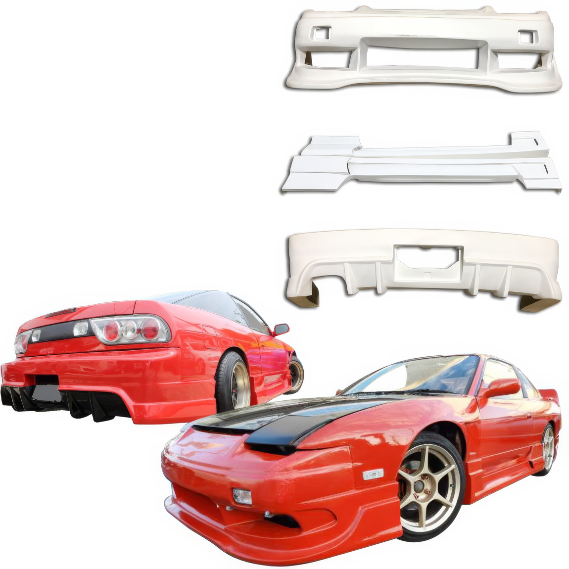 All kind of body kits for Nissan 240SX 1989. Exterior/Trunks 