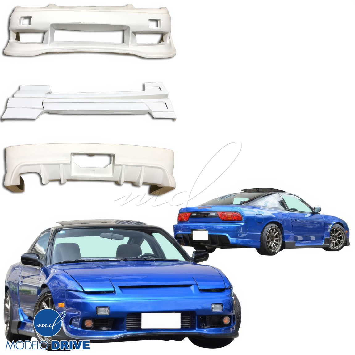 All kind of body kits for Nissan 240SX 1989. Exterior/Trunks 