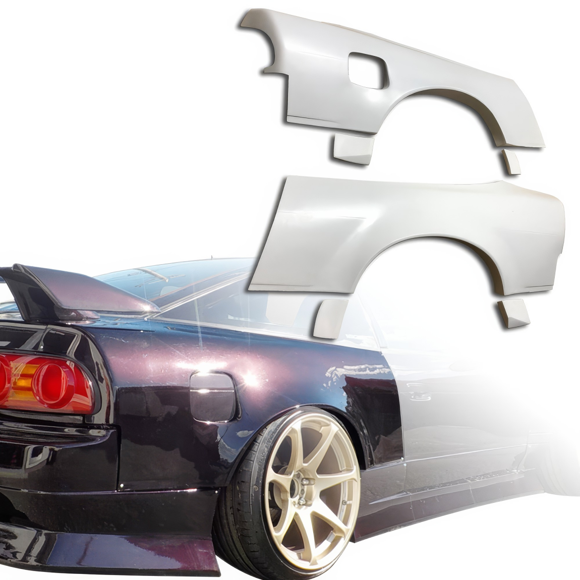 All kind of body kits for Nissan 240SX 1989. Exterior/Fenders 