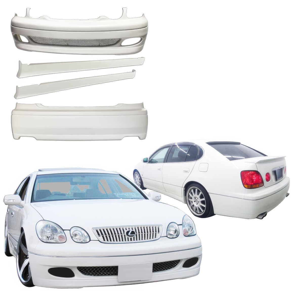 All kind of body kits for Lexus GS300 1998. Exterior/Complete Body Kits 