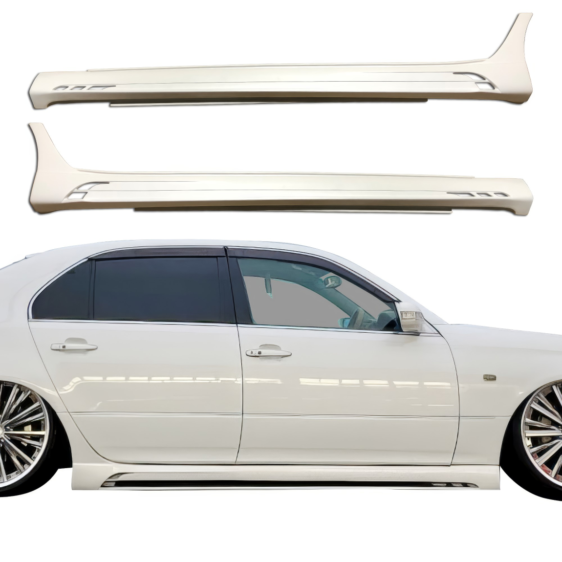 All kind of body kits for Lexus LS430 2004. Exterior/Side Skirts 