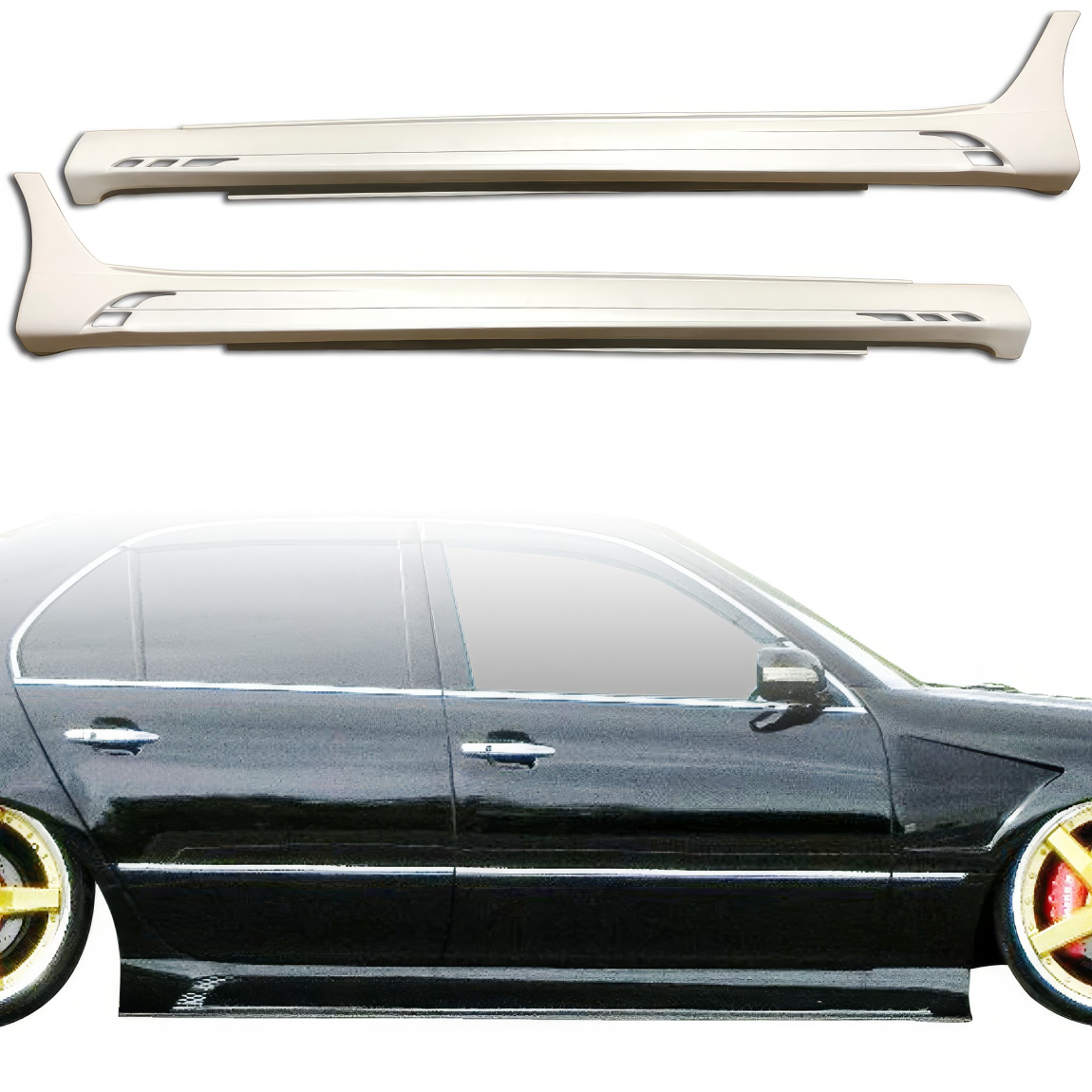 All kind of body kits for Lexus LS430 2004. Exterior/Side Skirts 