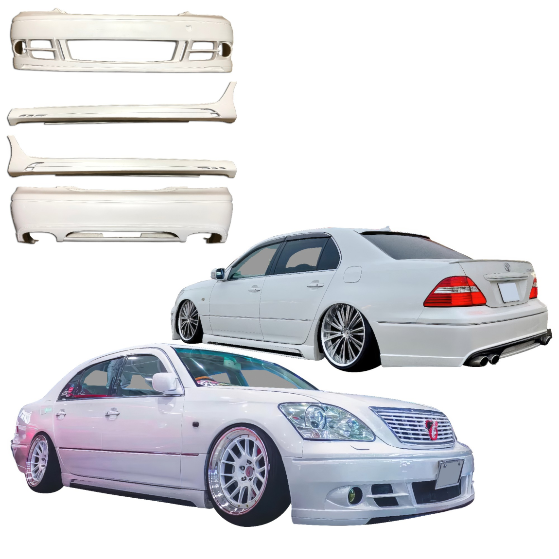 All kind of body kits for Lexus LS430 2004. Exterior/Complete Body Kits 