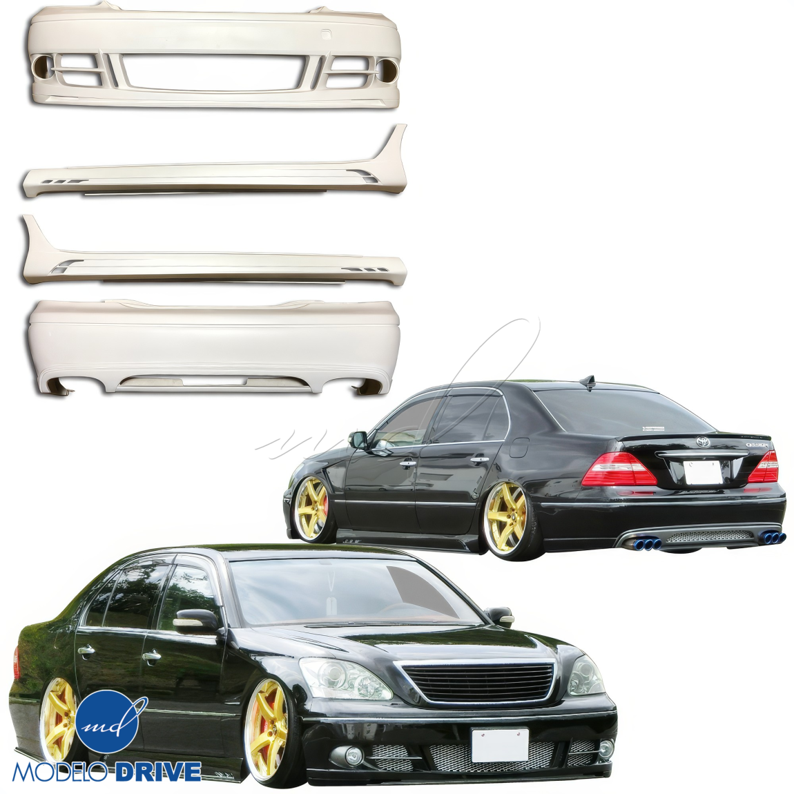 All kind of body kits for Lexus LS430 2004. Exterior/Complete Body Kits 