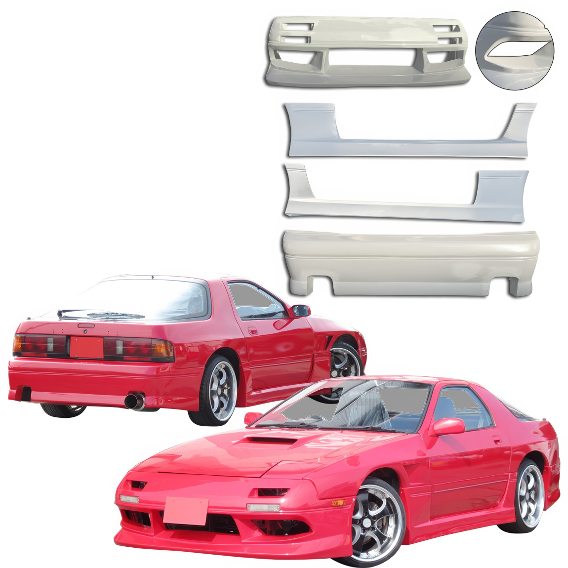 All kind of body kits for Mazda RX-7 1986. Exterior/Complete Body Kits 