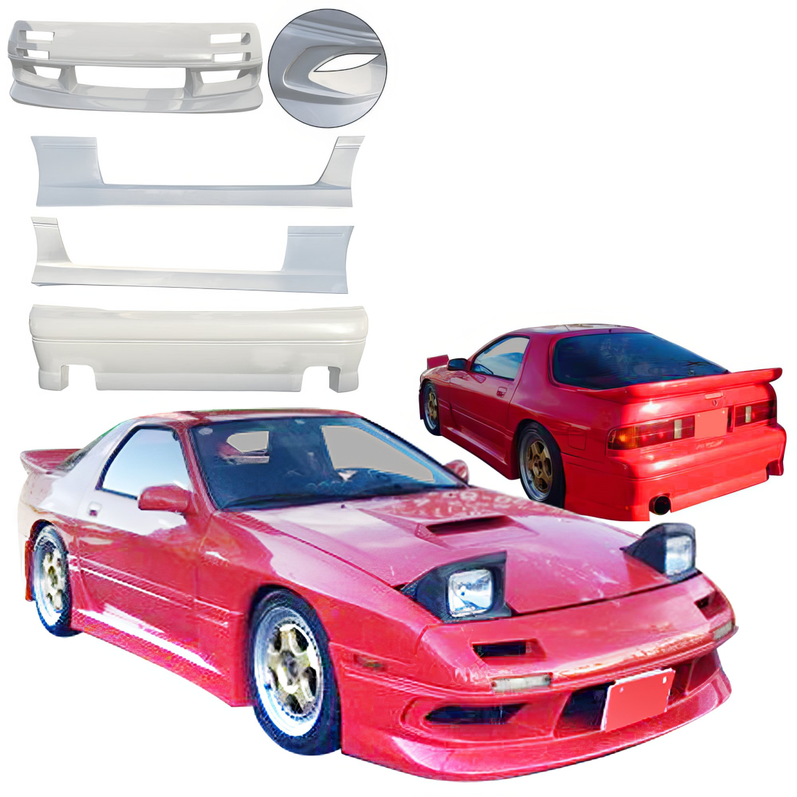 All kind of body kits for Mazda RX-7 1986. Exterior/Complete Body Kits 