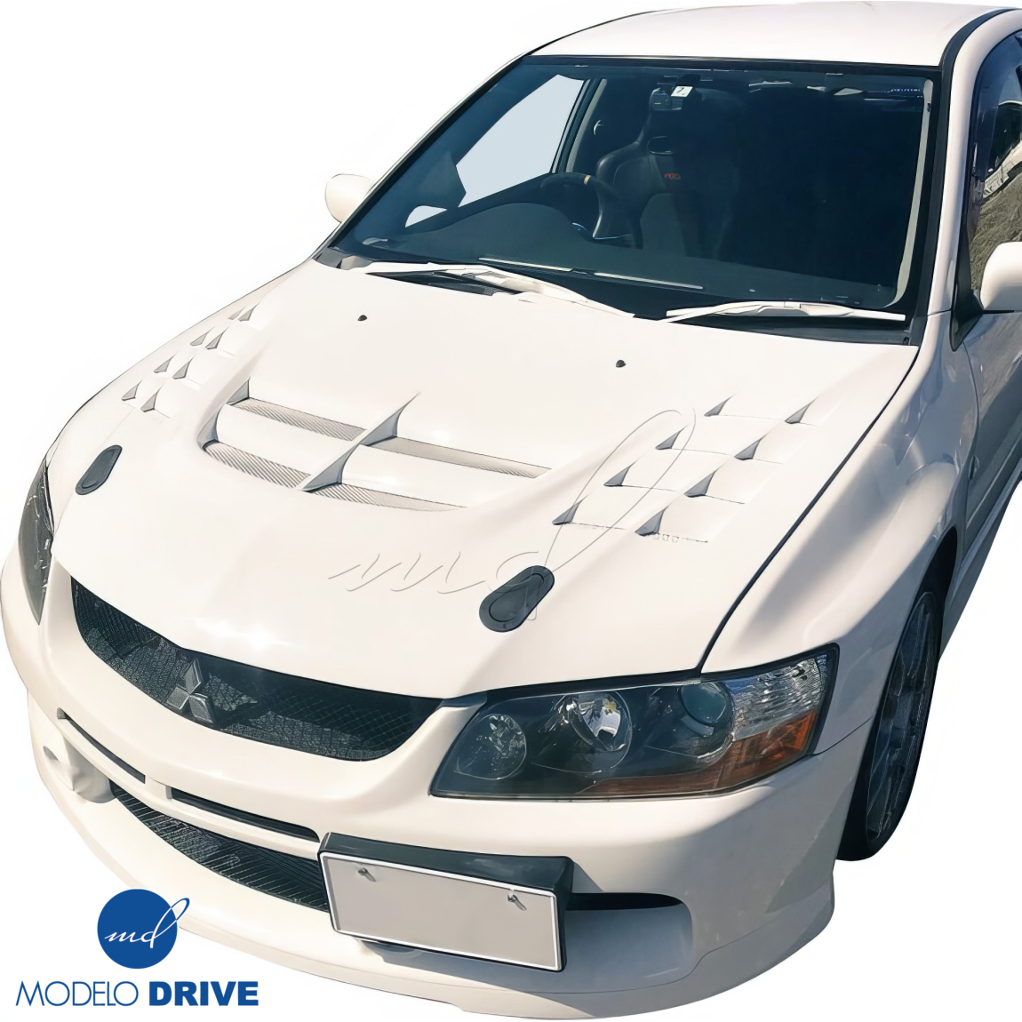 All kind of body kits for Mitsubishi Evolution 2003. Exterior/Hoods 