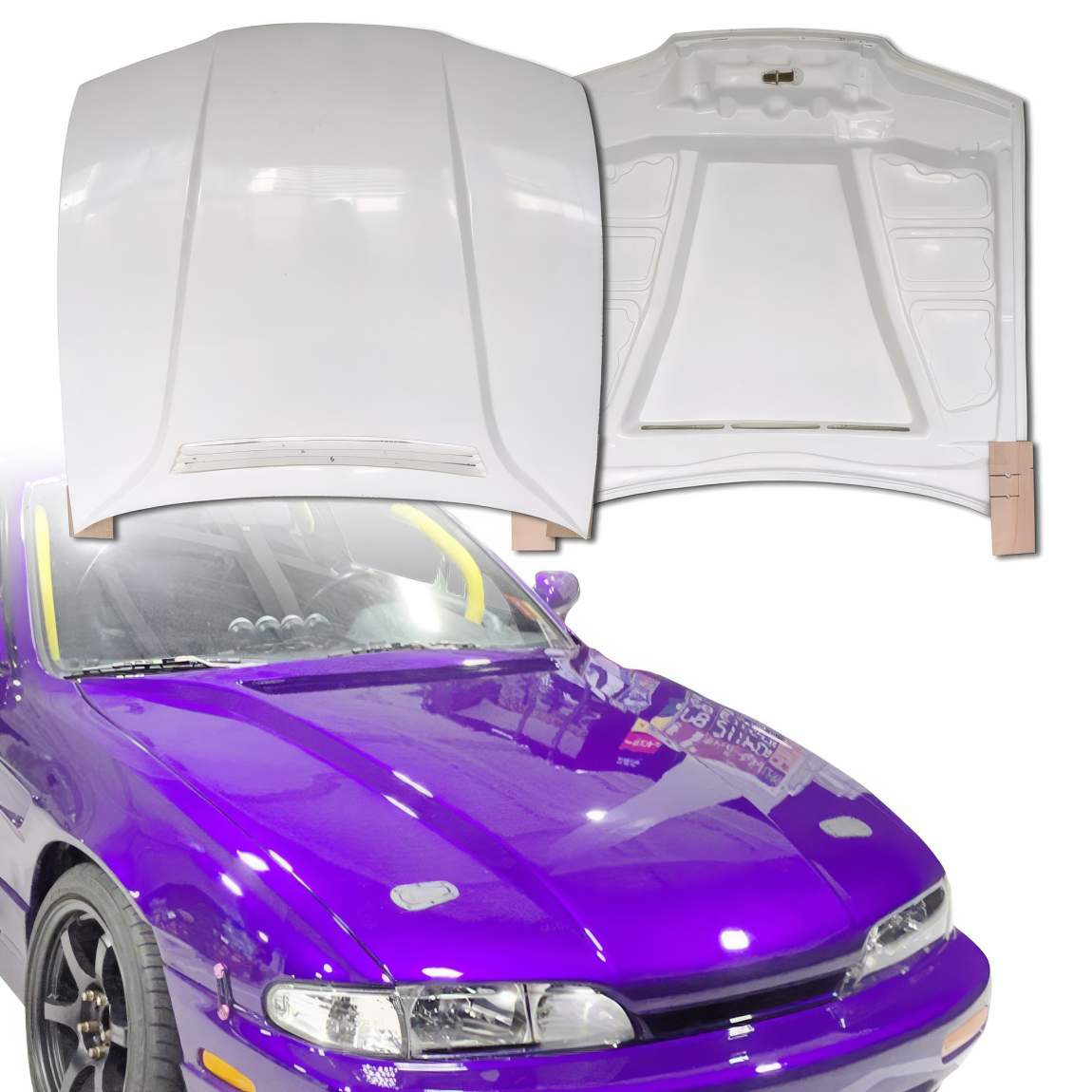 All kind of body kits for Nissan 240SX 1995. Exterior/Hoods 
