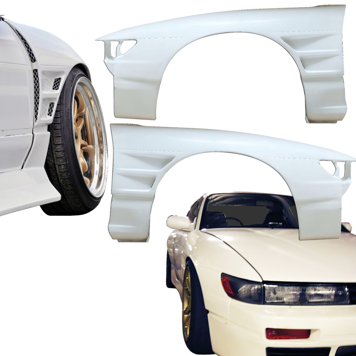 All kind of body kits for Nissan Silvia 1989. Exterior/Fenders 