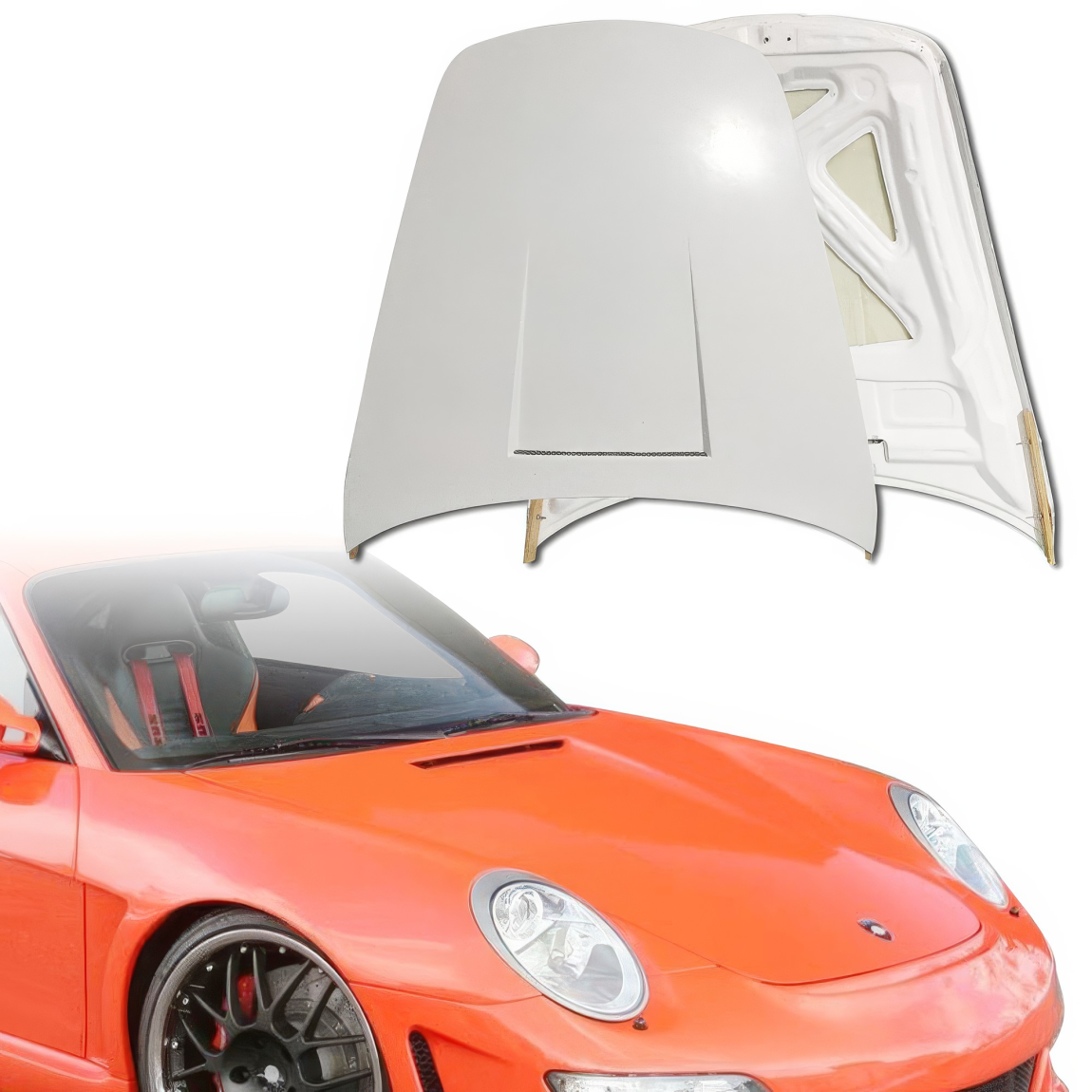 All kind of body kits for Porsche 911 2005. Exterior/Hoods 