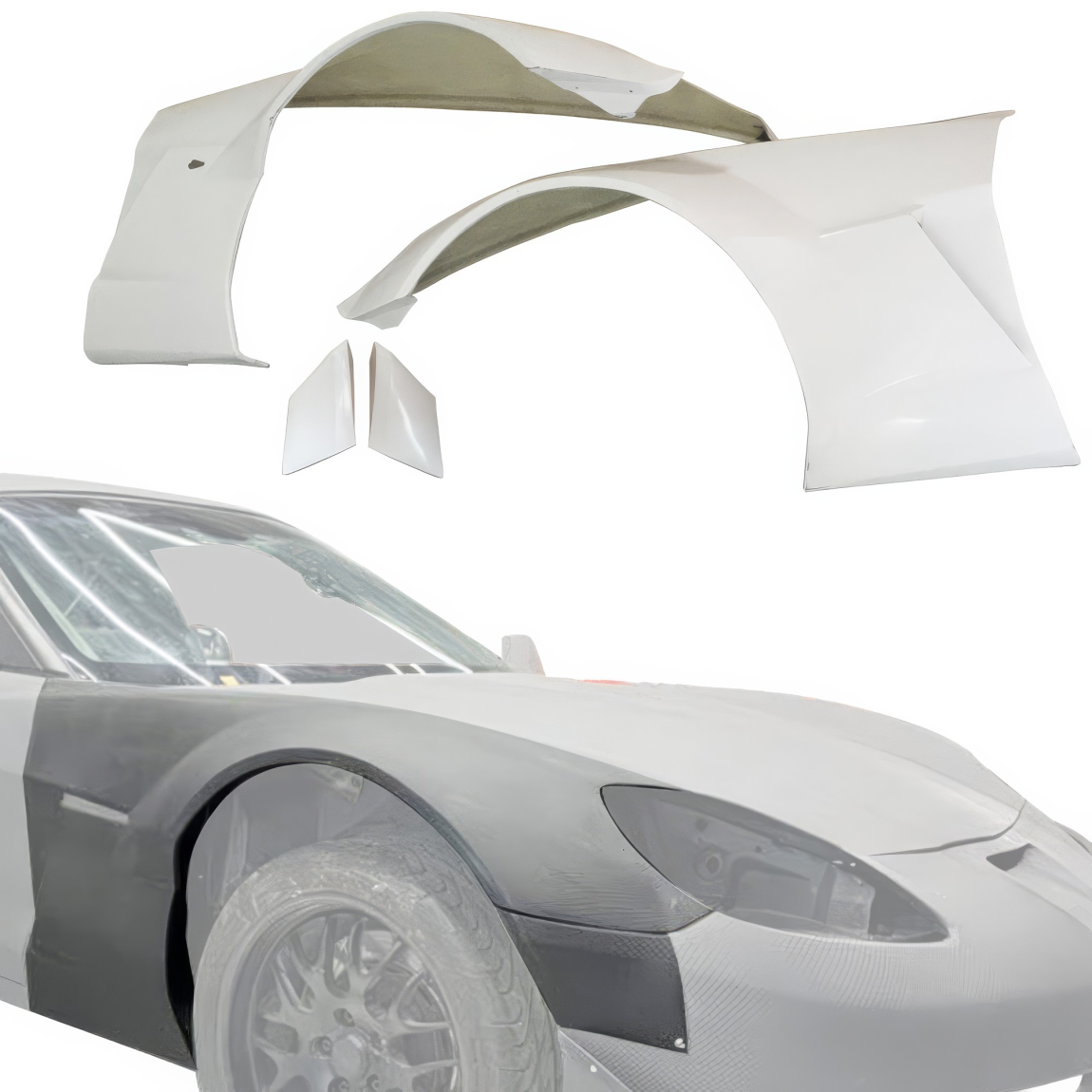 All kind of body kits for Chevrolet Corvette 2005. Exterior/Fenders 