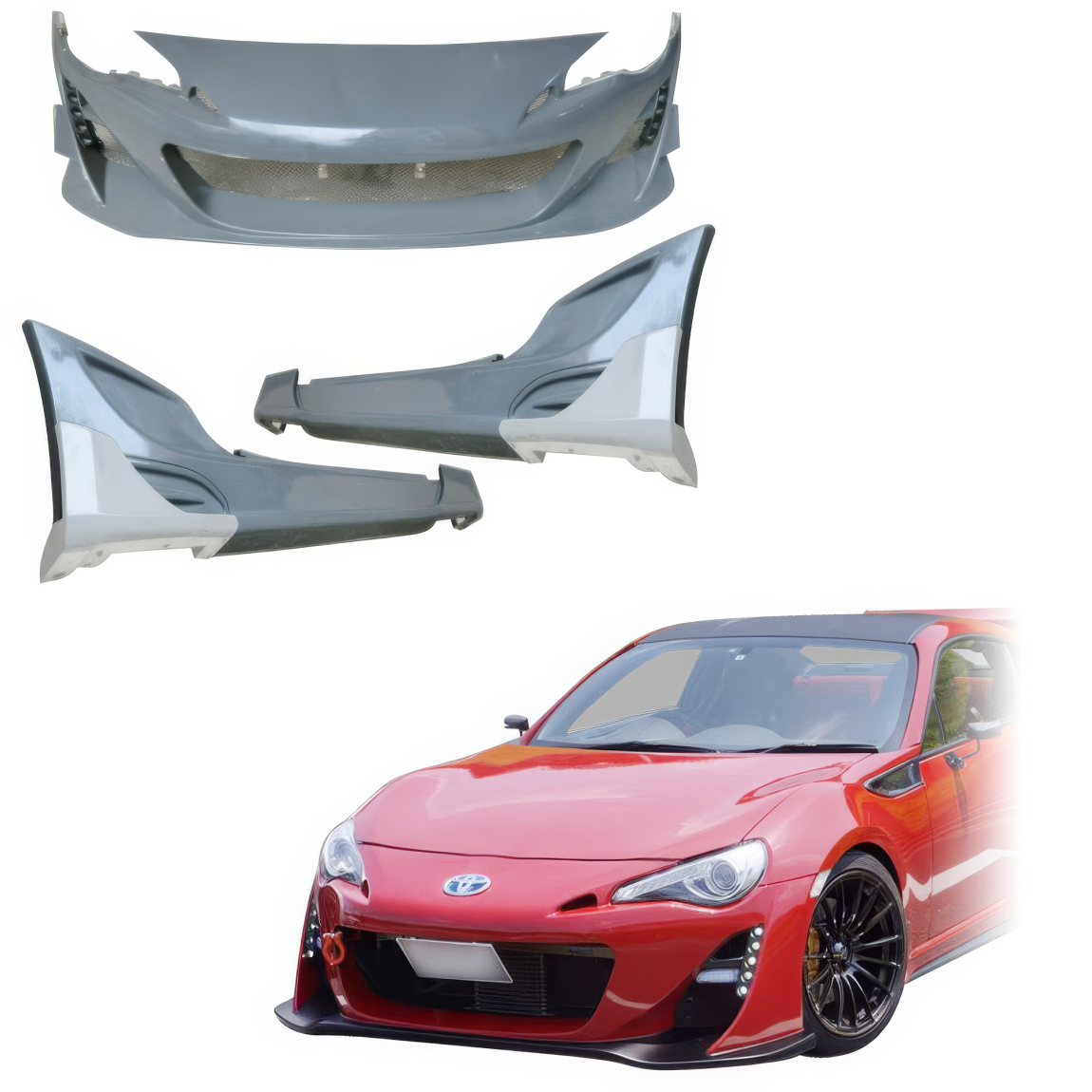 All kind of body kits for Scion FR-S 2013. Exterior/Complete Body Kits 