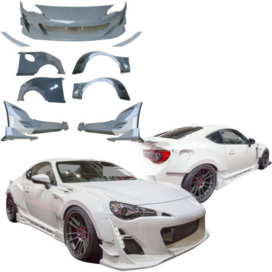 All kind of body kits for Scion FR-S 2013. Exterior/Complete Body Kits 