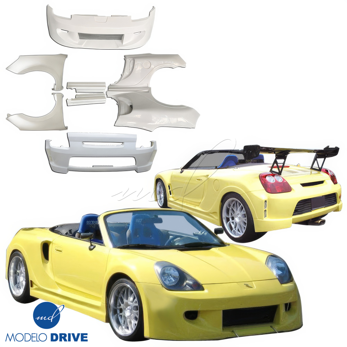 All kind of body kits for Toyota MR2 2000. Exterior/Complete Body Kits 