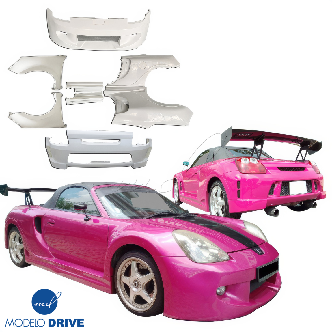 All kind of body kits for Toyota MR2 2000. Exterior/Complete Body Kits 