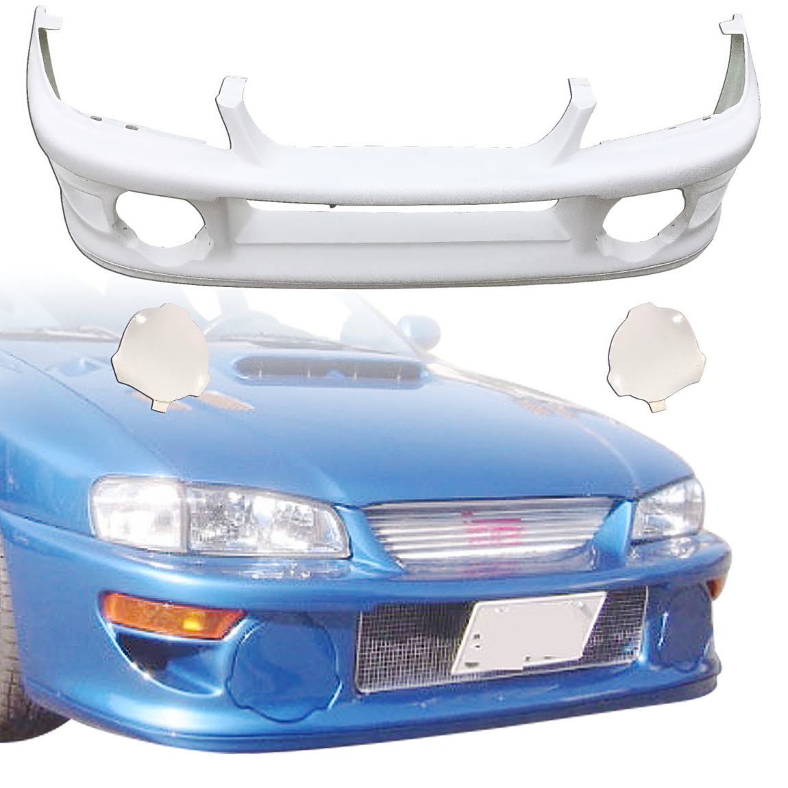 All kind of body kits for Subaru Impreza 1993. Exterior/Front Bumpers or Lips 