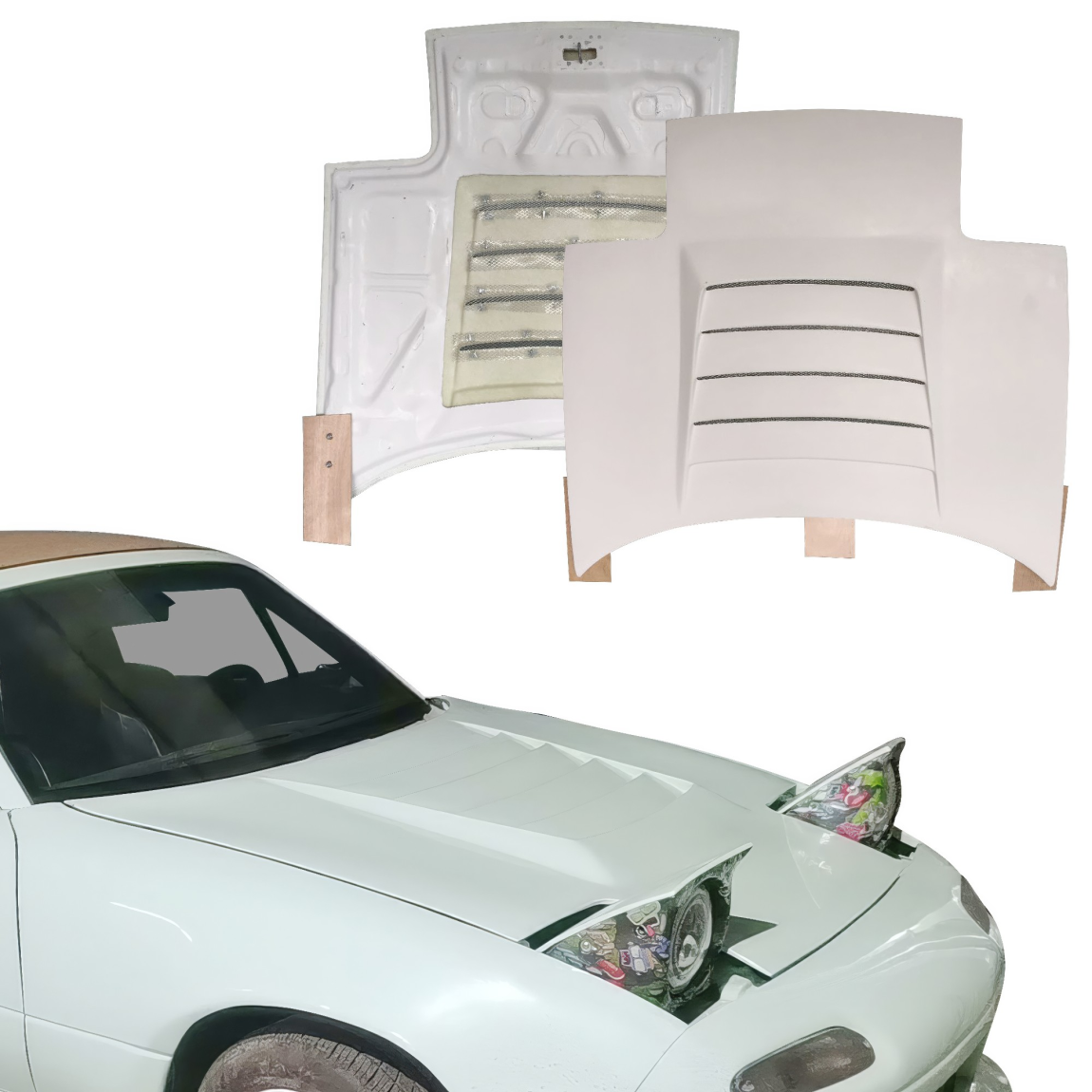 All kind of body kits for Mazda Miata 1990. Exterior/Hoods 